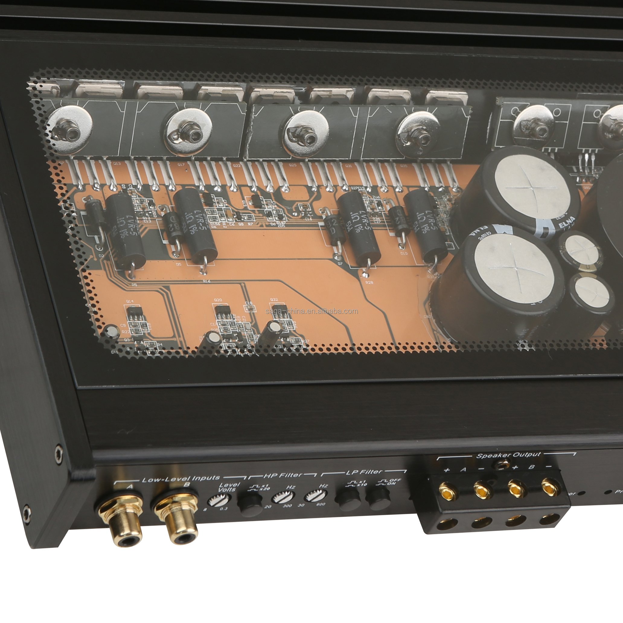 High Quality Car Powerful Amplifier 160*2w RMS REAL POWER M2 2channels